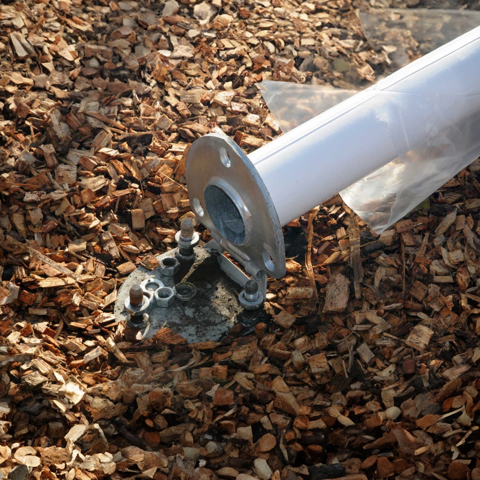 Glasfiberflagstang med vippebeslag (18 m.)