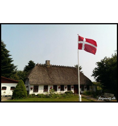 Hvid træflagstang