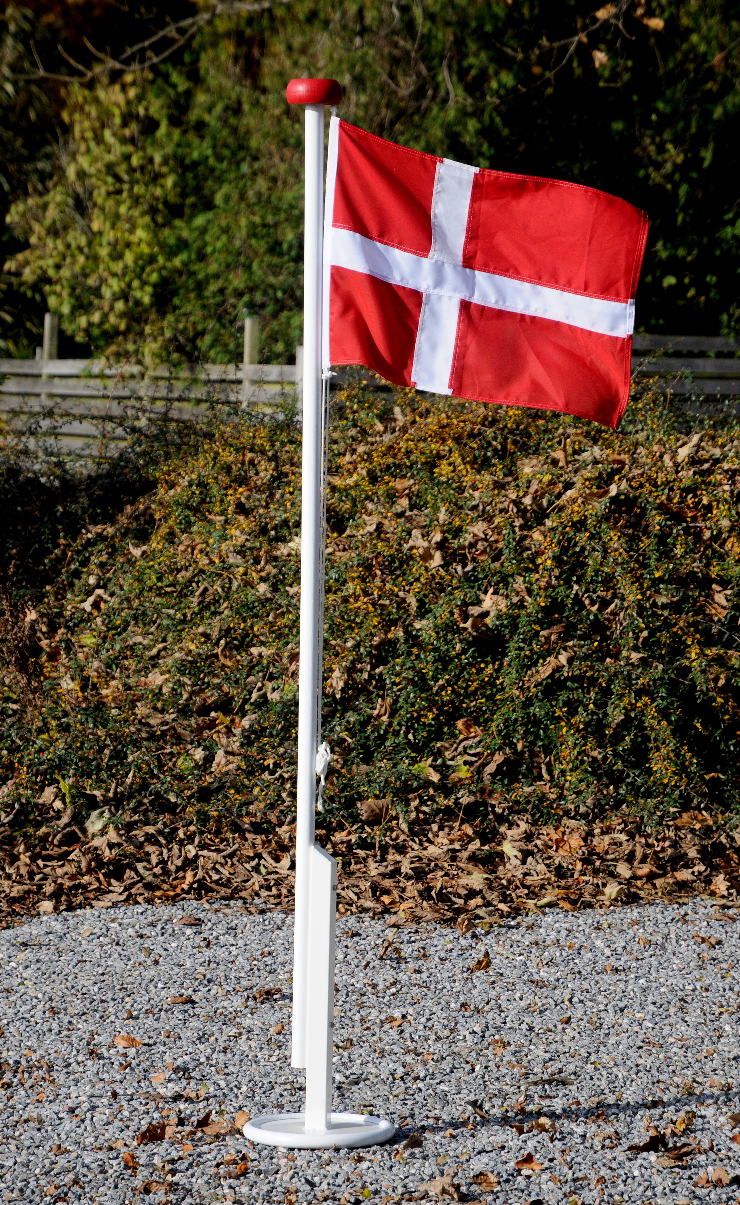 Miniflagstang på pladefod 1,9 m